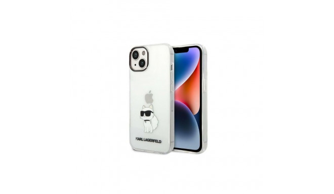Karl Lagerfeld Karl Lagerfeld Ikonik Choupette case for iPhone 14 Plus - transparent