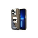 Karl Lagerfeld Karl Lagerfeld KLHCP14LLNKHCK iPhone 14 Pro 6.1" black/black hardcase Glitter Karl He