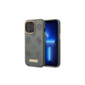 Guess Guess GUHMP13LSAPSTG iPhone 13 Pro / 13 6.1" grey/grey hardcase Peony Logo Plate MagSafe