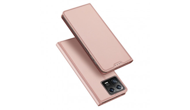 Dux Ducis Dux Ducis Skin Pro Case Xiaomi 13 Flip Card Wallet Stand Pink
