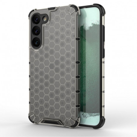 Hurtel Honeycomb case for Samsung Galaxy S23+ armored hybrid cover black