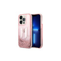 Karl Lagerfeld Karl Lagerfeld KLHCP14LLBKLCP iPhone 14 Pro 6.1 "pink / pink hardcase Liquid Glitter 