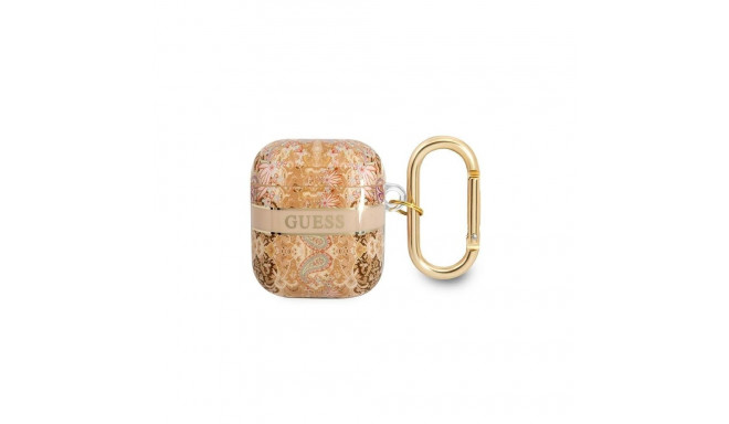 Guess Guess GUA2HHFLD AirPods cover gold/gold Paisley Strap Collection