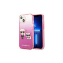 Karl Lagerfeld Karl Lagerfeld KLHCP13STGKCP iPhone 13 mini 5,4" hardcase rowy/pink Gradient Ikonik K