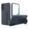 Wozinsky - Wozinsky Kickstand Case silicone stand cover for Samsung Galaxy S22 + navy blue
