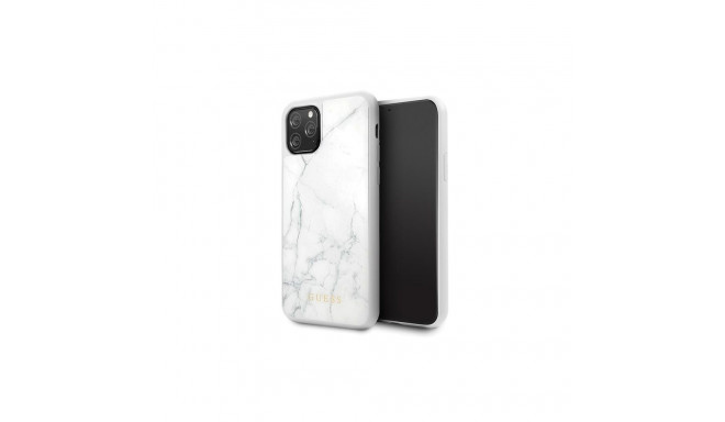 Guess Guess GUHCN58HYMAWH iPhone 11 Pro biay/white Marble