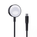 Choetech Choetech T319 MFI 5W wireless charger for Apple Watch + USB-C cable - black Choetech Choetech T319 MFI 5W wireless charger for Apple Watch + USB-C cable - black