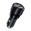 Choetech Choetech TC0010 USB-C USB-A PD 63W car charger - black
