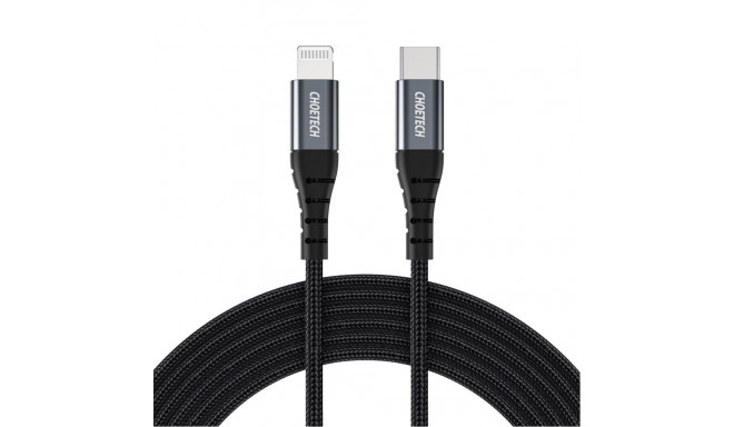 Choetech Choetech IP0039 USB-C / Lightning MFi cable, 1.2m long - black