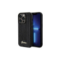Guess Guess Sequin Script Metal case for iPhone 13 Pro Max - black