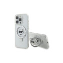 Karl Lagerfeld Karl Lagerfeld KLHMP15XHMRSCHH iPhone 15 Pro Max 6.7" white/white hardcase Ring Stand