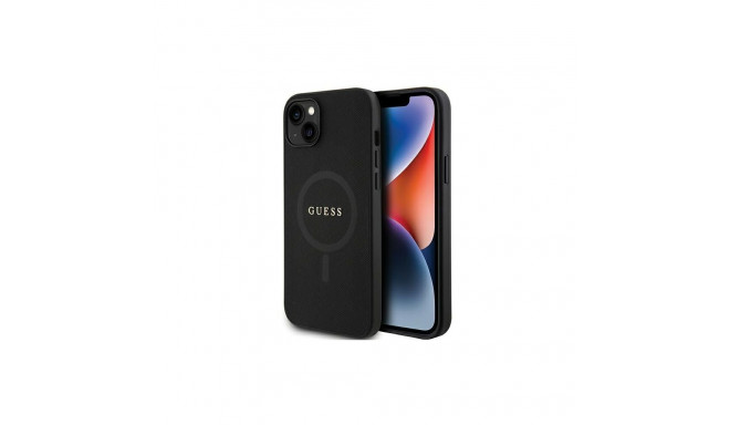 Guess Guess GUHMP15MPSAHMCK iPhone 15 Plus 6.7" black/black hardcase Saffiano MagSafe