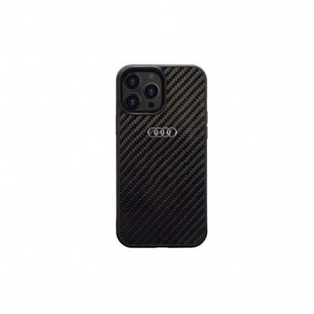 Audi Audi Carbon Fiber iPhone 14 Pro 6.1" black/black hardcase AU-TPUPCIP14P-R8/D2-BK