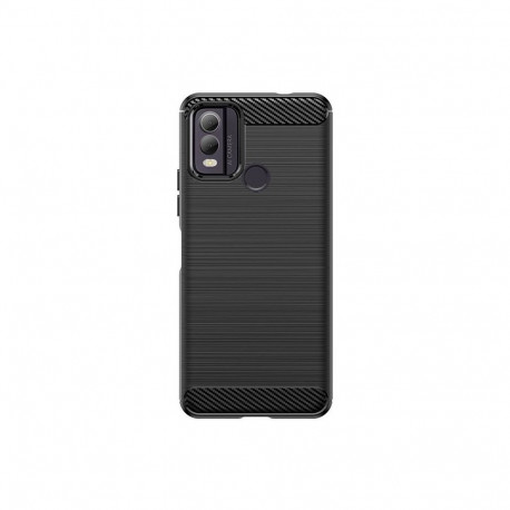 Hurtel Carbon Case silicone case for Nokia C22 - black