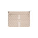Guess Guess 4G Printed Stripes cover for a 14" laptop - pink