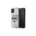 Karl Lagerfeld Karl Lagerfeld KLHCN61G2CPS iPhone 11 / Xr 6.1" silver/silver hardcase Glitter Choupe
