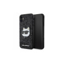Karl Lagerfeld Karl Lagerfeld KLHCN61G2CPK iPhone 11 / Xr 6.1" black/black hardcase Glitter Choupett