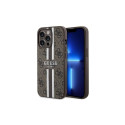 Guess Guess GUHMP13XP4RPSW iPhone 13 Pro Max 6.7" brown/brown hardcase 4G Printed Stripes MagSafe