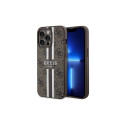 Guess Guess GUHMP13LP4RPSW iPhone 13 Pro / 13 6.1" brown/brown hardcase 4G Printed Stripes MagSafe