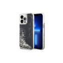 Guess Guess GUHCP14XLCSGSGK iPhone 14 Pro Max 6.7" black/black hardcase Liquid Glitter Marble