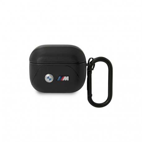 BMW BMW BMA322PVTK AirPods 3 gen cover black/black Leather Curved Line
