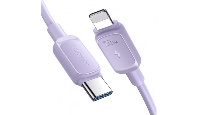 Joyroom Joyroom Multi-Color Series A14 USB-C / Lightning 20W Cable 1.2 m - Purple