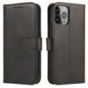 Hurtel Magnet Case Cover for Xiaomi Redmi Note 12 5G / Poco X5 5G Cover with Flip Wallet Stand Black