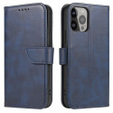 Hurtel Magnet Case Cover for Xiaomi Redmi Note 12 5G / Poco X5 5G Cover with Flip Wallet Stand Blue