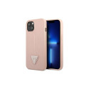 Guess Guess GUHCP14MPSATLP iPhone 14 Plus 6,7 "pink / pink hardcase SaffianoTriangle Logo