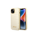 Guess Guess GUHCP14MHGCRHD iPhone 14 Plus 6.7 "gold / gold hardcase Croco Collection