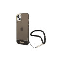 Guess Guess GUHCP14MHGCOHK iPhone 14 Plus 6,7 "black / black hardcase Translucent Pearl Strap