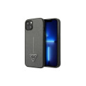 Guess Guess GUHCP13SPSATLG iPhone 13 mini 5,4 "silver / silver hardcase SaffianoTriangle Logo