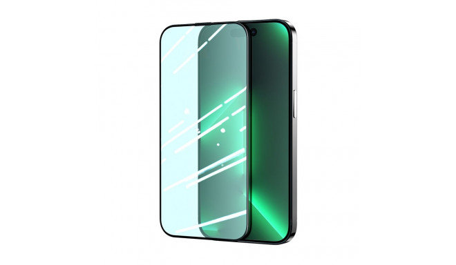 Joyroom Joyroom Knight Green Glass for iPhone 14 Pro with Full Screen Anti Blue Light Filter (JR-G02