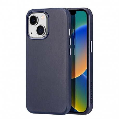 Dux Ducis Dux Ducis Naples case for iPhone 14 Plus magnetic leather case MagSafe blue