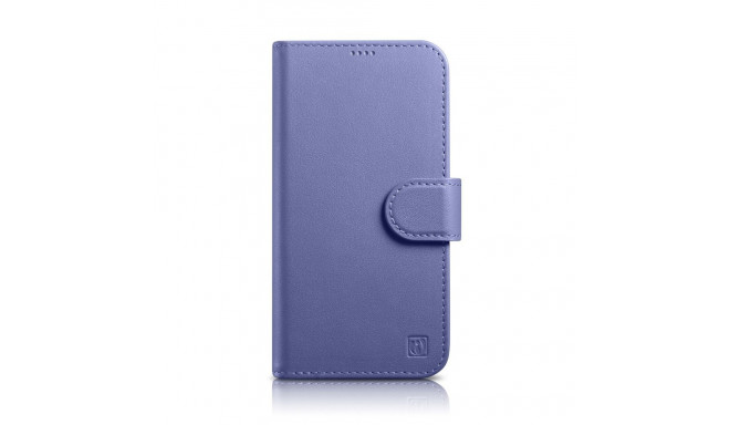 iCarer iCarer Wallet Case 2in1 Cover iPhone 14 Pro Anti-RFID Leather Flip Case Light Purple (WMI1422
