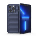 Hurtel Magic Shield Case for iPhone 13 Pro flexible armored cover dark blue