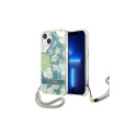 Guess Guess GUHCP13SHFLSN iPhone 13 mini 5.4" green/green hardcase Flower Strap
