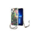 Guess Guess GUHCP13SHFLSB iPhone 13 mini 5.4" blue/blue hardcase Flower Strap