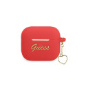 Guess Guess GUA3LSCHSR AirPods 3 cover red/red Silicone Charm Heart Collection