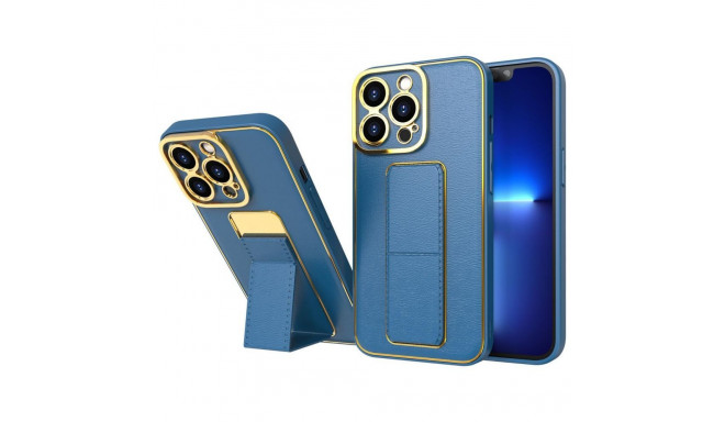 Hurtel New Kickstand Case case for iPhone 13 Pro Max with stand blue