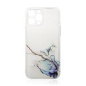 Hurtel Marble Case for iPhone 12 Pro Max Gel Cover Marble Blue