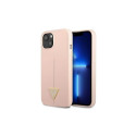 Guess Guess GUHCP13MSLTGP iPhone 13 6.1" pink/pink hardcase Silicone Triangle