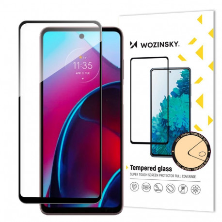 Hurtel Wozinsky Full Glue Tempered Glass Motorola Moto G Stylus 2022 9H Full Screen Tempered Glass w