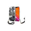 Guess Guess GUHCP13XKCABBK iPhone 13 Pro Max 6.7" black/black hardcase Camo Strap Collection