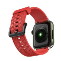 Hurtel Watch Strap Y Watchband Bracelet for Apple Watch 42 / 44 / 45 mm - Red