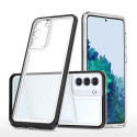 Hurtel Clear 3in1 Case for Samsung Galaxy S22 + (S22 Plus) Frame Gel Cover Black