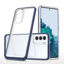 Hurtel Clear 3in1 Case for Samsung Galaxy S21 + 5G (S21 Plus 5G) Frame Gel Cover Blue