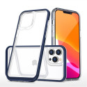 Hurtel Clear 3in1 case for iPhone 13 Pro blue frame gel cover