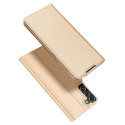 Dux Ducis Dux Ducis Skin Pro Holster Cover Flip Cover for Samsung Galaxy S22 + (S22 Plus) gold