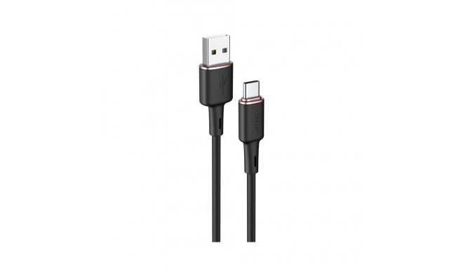 Acefast Acefast USB cable - USB Type C 1.2m, 3A black (C2-04 black)